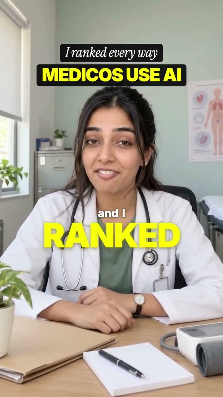 I ranked every way medicos use AI