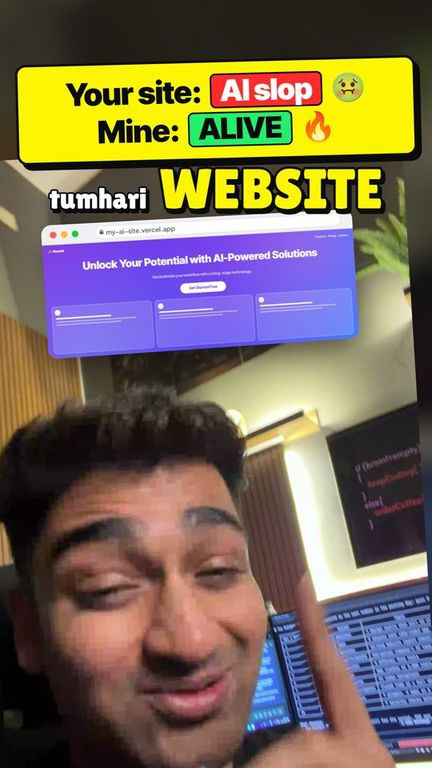 Beat 1: Tumhari website khulte hi kuch aisi dikhti hai,